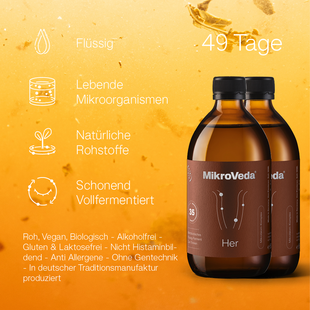 Kopie von MikroVeda Darm-Mikrobiom-Kur - Balance 2x500ml Glasflasche DE ÖKO 0037 #1