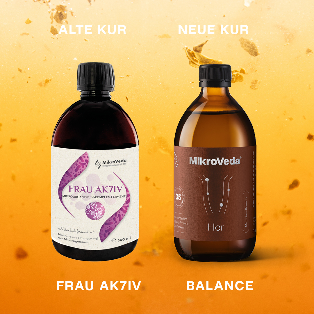 Kopie von MikroVeda Darm-Mikrobiom-Kur - Balance 2x500ml Glasflasche DE ÖKO 0037 #1