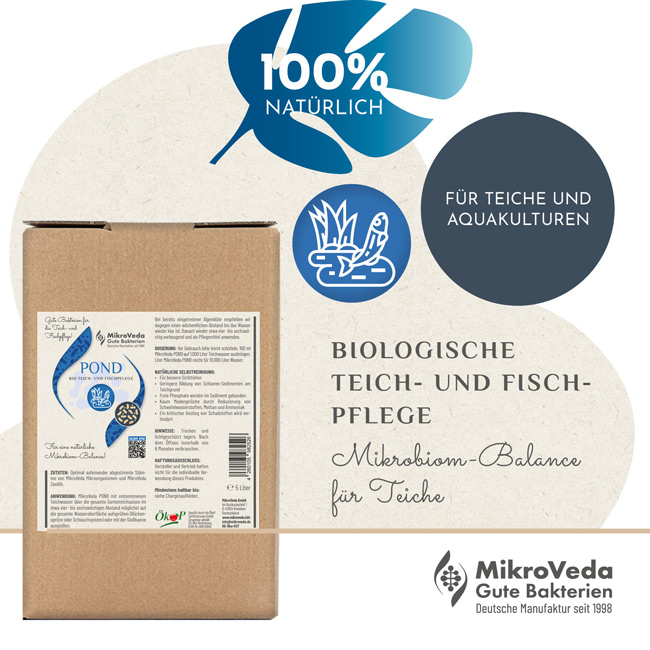 MikroVeda POND Bio Teichpflege im 5 Liter Folienbeutel