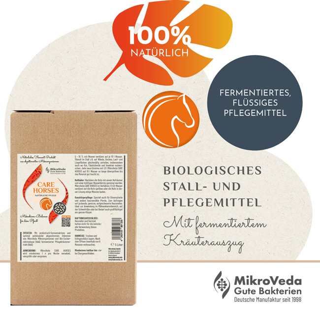 MikroVeda CARE HORSES Stall- und Tierpflege im 5 Liter Folienbeutel