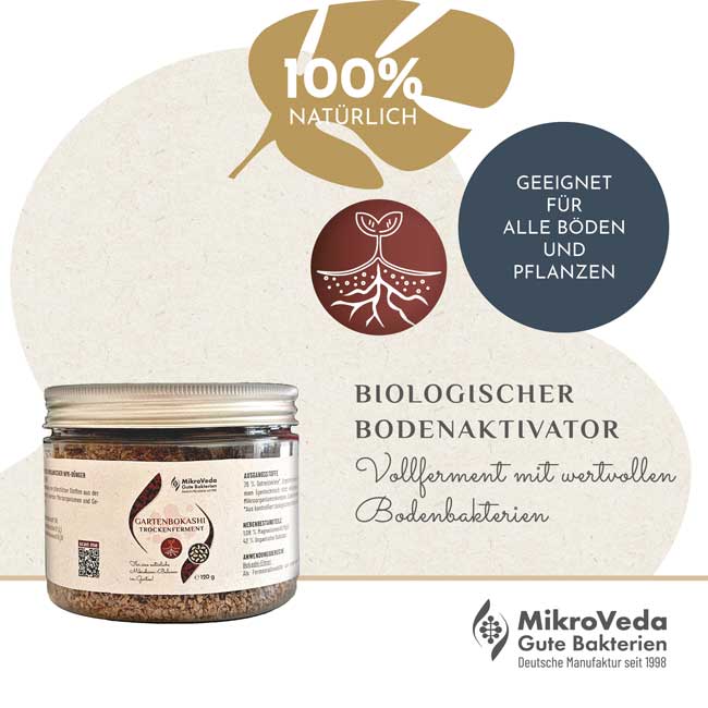 MikroVeda Bio GARTENBOKASHI trocken 120 g Dose