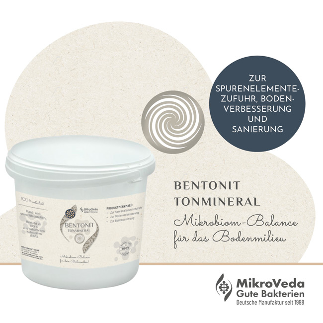 MikroVeda BENTONIT Tonmineral 4,5 kg