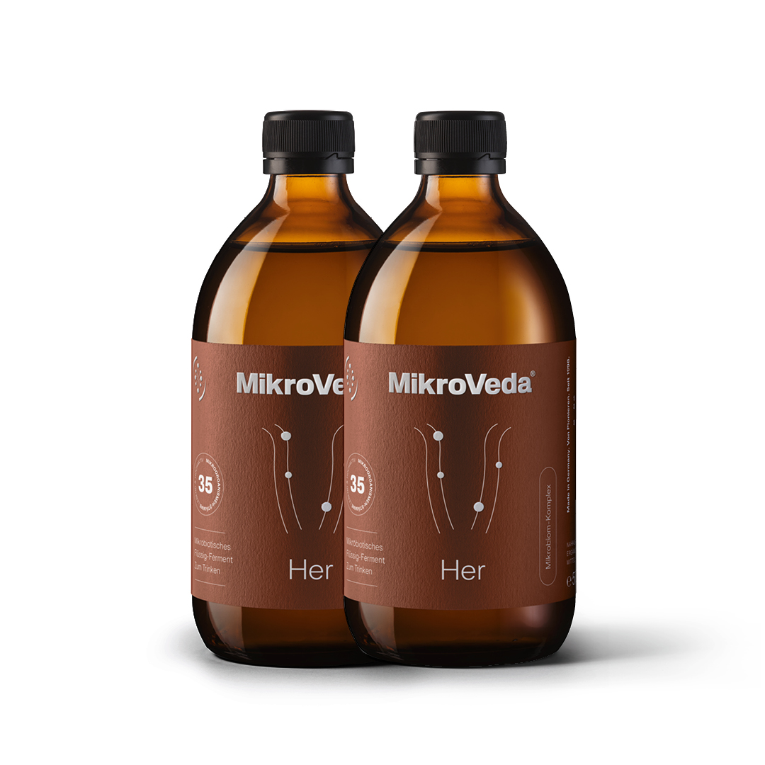 Kopie von MikroVeda Darm-Mikrobiom-Kur - Balance 2x500ml Glasflasche DE ÖKO 0037 #1