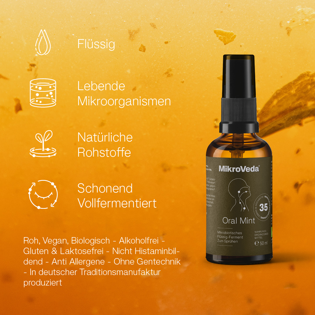 Kopie von MikroVeda ORAL MINT Mikrobiotisches Mundspray Bio 50 ml #1
