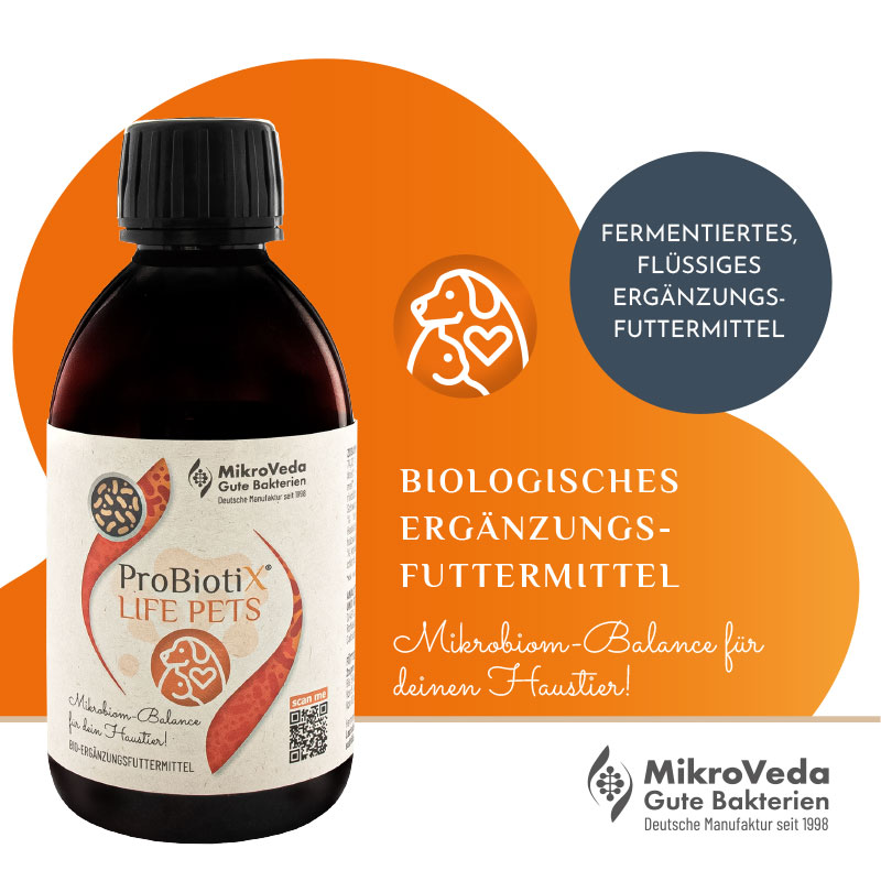 ProBiotiX LIFE PETS Bio Ergänzungsfuttermittel 60 Tropfflasche im Umkarton