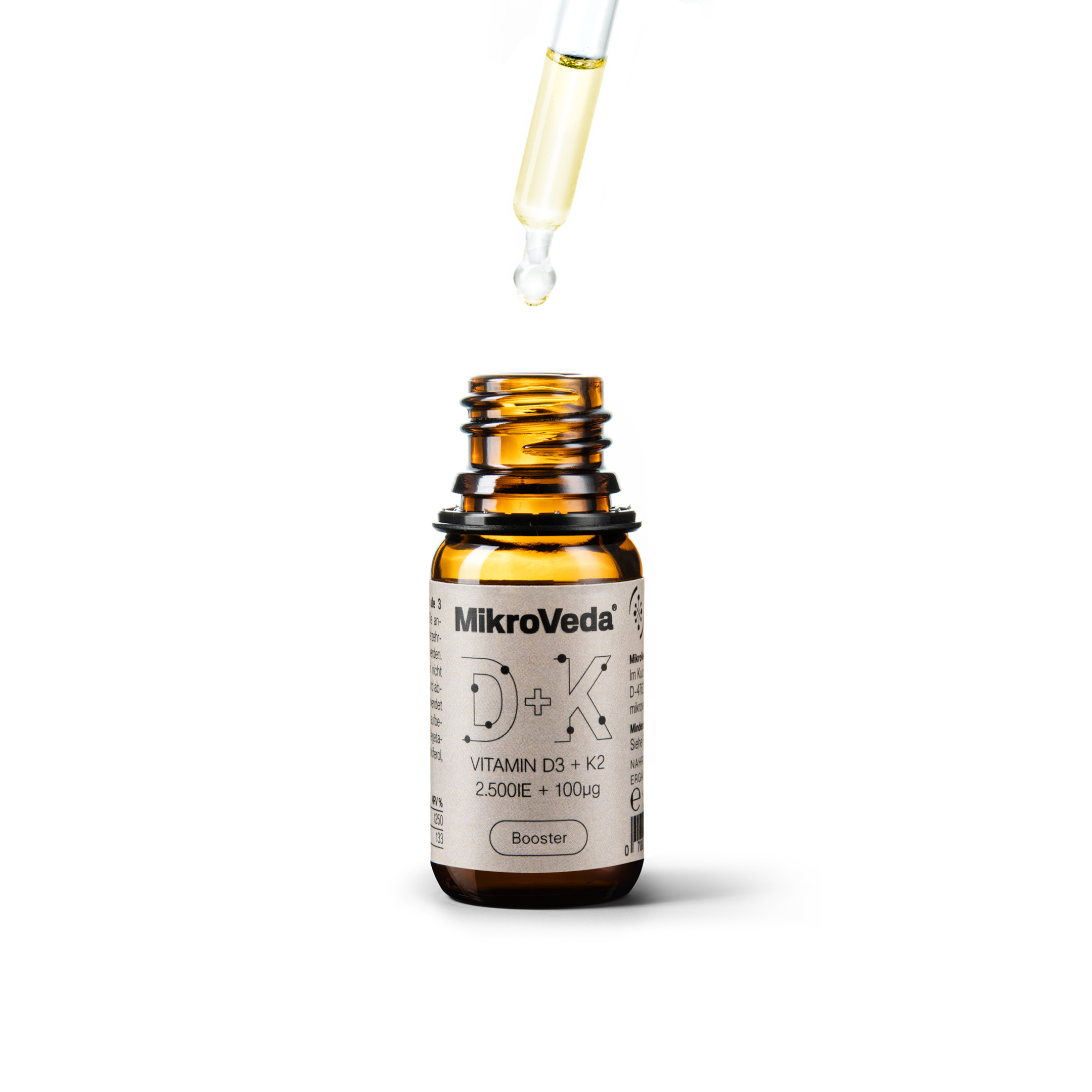 Vitamin D3 + K2 MK7, 2.500 IE + 100 µg
