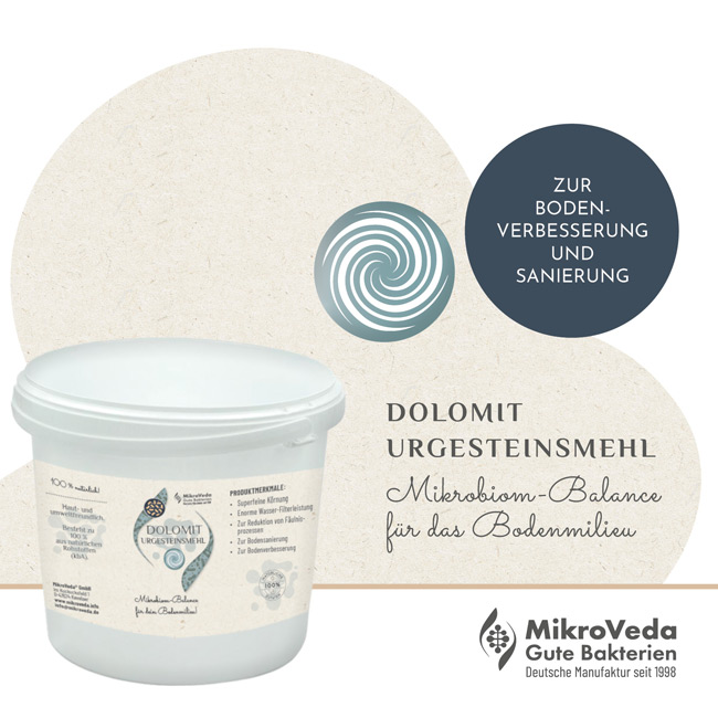 MikroVeda DOLOMIT Urgesteinsmehl im 5 kg Eimer