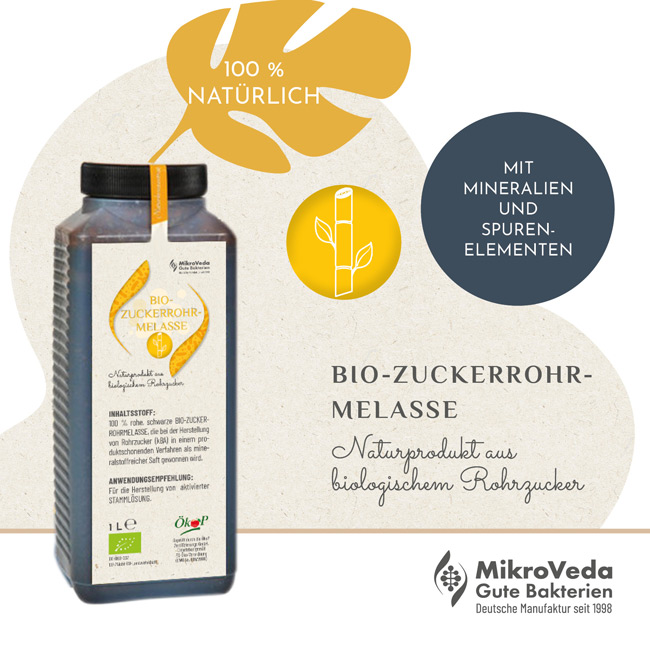 MikroVeda Bio ZUCKERROHRMELASSE